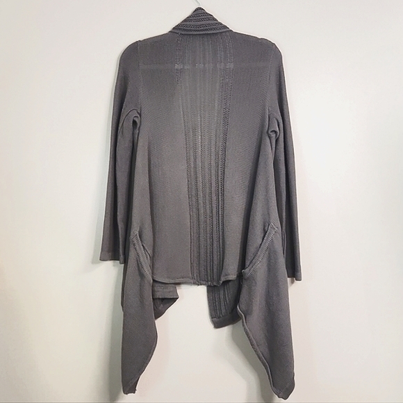 Goddis Grey Flowy Cardigan Sweater, Size M/L ~ GUC - Picture 3 of 8